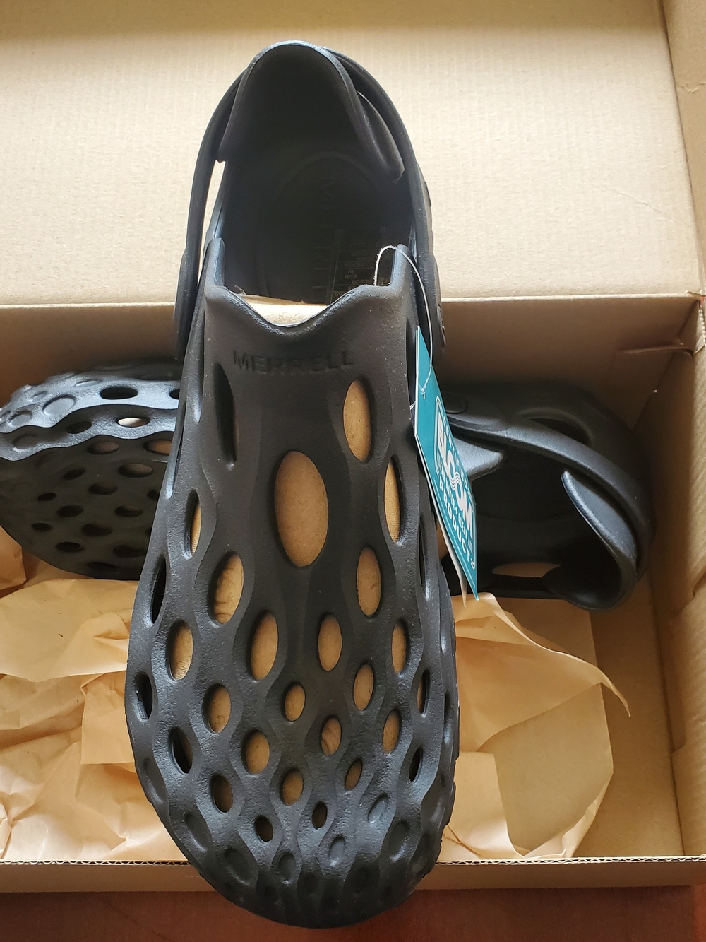 New In Box Merrell Women's Black Vented Clog Mule Size 9